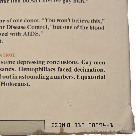 And the band played on by Randy Shilts 0312009941 St. Martin's press - Picture 6 of 9